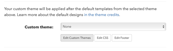 Click on Edit Custom Themes. 